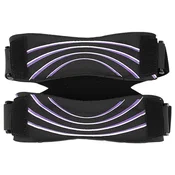 INF Dvojni patelni trakovi - silikonski blažilni kolenski opornik black+purple, (5000287051)