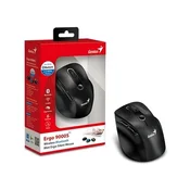 Ergo 9000S Black USB Bežicni crni miš