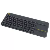 Logitech K400 Plus keyboard RF Wireless QWERTY Pan Nordic Black