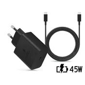 Originalni Samsung punjac za struju s Type-C ulazom, 1,8 m Type-C kabel, 45 W, EPTA845XBEG, PD 3.0, Super brzi ECO paket, SAM-0954