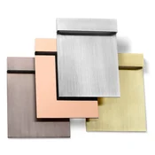 Flos Architectural FLOS Real Matter LED stenska svetilka za vgradnjo IP65 zlata - Sodobni - brušena zlata - Kovina