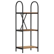 Vidaxl Knjižna polica Star les 40 x 30 x 109 cm Konstruiran les