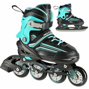 Nils Extreme Roller Skates NH18190 2in1 Black/Blue (39-43)