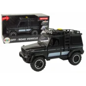 slomart LEAN TOYS Terensko vozilo, črno, frikcijski pogon, 1:14