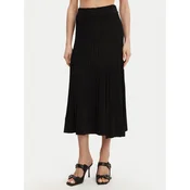 DKNY Plisirano krilo P4JRAT77 Črna Regular Fit