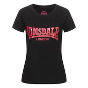 LONSDALE Majica Cartmel malina/črna