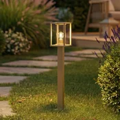Lucande svetilka Ferda, 100 cm, rjava, IP44 - Sodobni - Aluminij