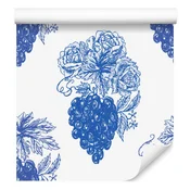 Tapeta z motivom vintage vrtnic za dnevno sobo in spalnico 50x1000 cm