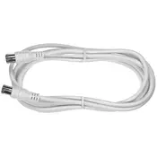 Axing SAT priključni kabel Axing [1x F-Quickstecker - 1x F-Quickstecker] 1.50 m 85 dB bel