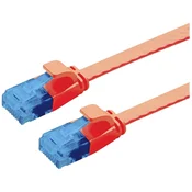 VALUE Value 21992020 RJ45 omrežni kabel\, Patch kabel CAT 6a U/UTP 0.50 m rdeča 1 kos, (20630890)