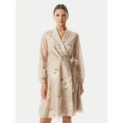 Rinascimento Cocktail obleka CFC0128000003 Bež Regular Fit
