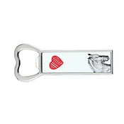 Artdog Frizijski konj - odpirač za steklenice s konjem, personaliziran odpirač za hladilnik, unikatno darilo Art-Dog za moškega