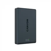 CANYON magnetic power bank OnPower 511 PD20W 10000mAh Aluminium Interstellar Black