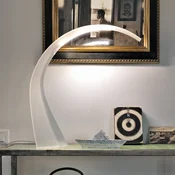 Kartell LED namizna svetilka Taj Mini, prosojna, 32 cm, iz plastike - Dnevna soba/jedilnica - Dizajn - transparentno - Plastika