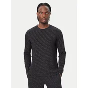 BOSS Pižamska bluza 50571392 Črna Regular Fit