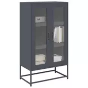 Vidaxl vidaXL Visoka komoda antracitna 68x39x123 cm jeklo