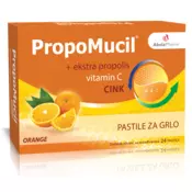 PropoMucil® pastile pomorandža, 24 pastile