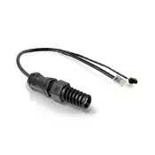 QuRJ45 Passive adapter Long, Waterproof RJ-45 socket 380mm with power plug adapter