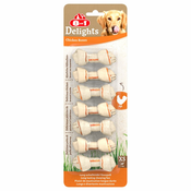 2 + 1 gratis! 3x8in1 pasji priboljški - Delights žvečilne kroglice piščanec: 3x36 g (12 kosov)