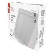 LED vgradno svetilo RUBIC, kvadratno, belo, 24W, nevtralno bela