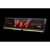 slomart G.Skill Aegis F4-2666C19S-16GIS 16 GB DDR4 2666 MHz pomnilniški modul DIMM