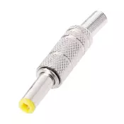 Napojni 2.1/5.5 mm, L=14mm metalni