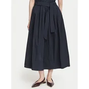 Weekend Max Mara Midi krilo Alpaca 2625106041 Mornarsko modra Regular Fit