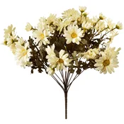 Mondex umetna veja plastika Viridis Margaretke 45cm bela 1kos, (5000329535)