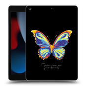 Silikonski črni ovitek za Apple iPad 10.2 2021 (9. gen) - Diamanty Black