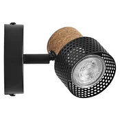 OSRAM stenski reflektor CORK, črn, višina 10 cm, z možnostjo regulacije - Dnevna soba/jedilnica - črna - Kovina