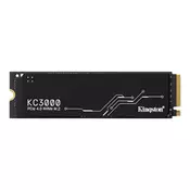 Kingston M.2 NVMe 2TB SSD, KC3000 ( SKC3000D/2048G )