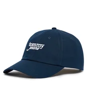 Tommy Jeans Kapa s šiltom Scri AW0AW18358 Mornarsko modra