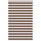 Zebra zavjesa Smeda 140x230 cm Širina tkanine 135,9 cm Poliester