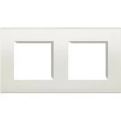 ZAŠČITNI OKVIR ZA BIVALNO SVETILKO 2+2M 71mm BEL LNA4802M2BI