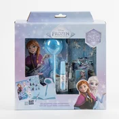 Northix Set rokovnikov Frozen z nalepkami in bleščečimi peresniki
