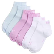 PUMA Quarter Socks Youth (3-pack), Shop, Pink/White, 23-26