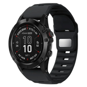 Silikonski pas za uro Garmin Enduro 3/2/Fenix 8 51mm - črn