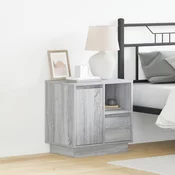 Nocni ormar 2 pcs Siva 50 x 34,5 x 50 cm. Konstruirano drvo