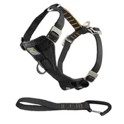 Kurgo True Fit Enhanced Strenght Varnostni pas za pse z avtomobilskim pasom črn XL