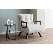 ATELIER DEL SOFA Fotelja Sando Single Teddy Fabric Cream