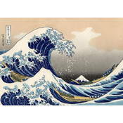 Grafika - Puzzle Hokusai - The Great Wave off Kanagawa - 500 kosov
