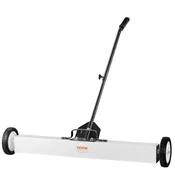 VEVOR Magnetni pometalec s kolesi 91x77x103 cm nastavljiva ročaj