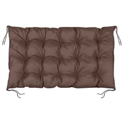 shumee Vrtna blazina 120x80 cm za paletno klop nepremočljiva rjava