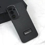 Torbica Carbon Stripe za Samsung S926B Galaxy S24 Plus crna