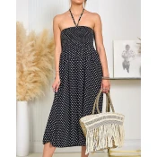 Resti Womens knee-length polka dot dress