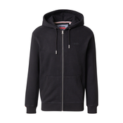 Superdry za moške. M2014128A Mikina s kapuco, zadrgo in logotipom Essential black (M), Črna, Priložnostno, Bombaž