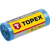 slomart TOPEX Vreče za smeti 120 L, modre, 40 mikronov, 10 kosov