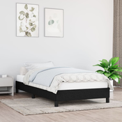 Okvir za krevet bez madraca crni 90x190cm od tkanine