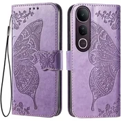 GS Ovitek za Vivo V50 Lite 4G/5G, metulj, vijoličen