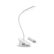 Aigostar-LED Prigušiva punjiva stona lampa sa stezaljkom LED/2,5W/5V 1200mAh bela